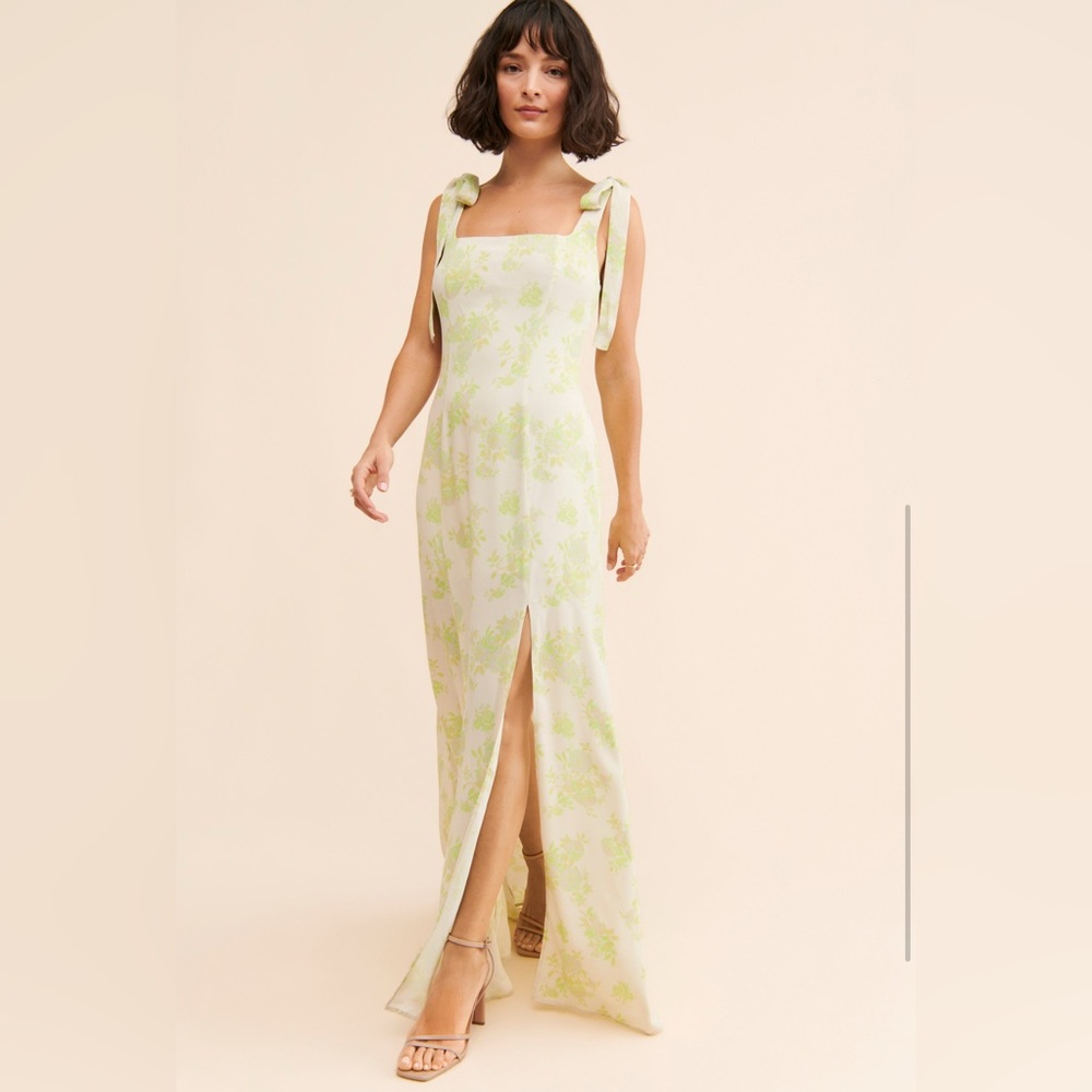 Awaylee tie strap maxi dress